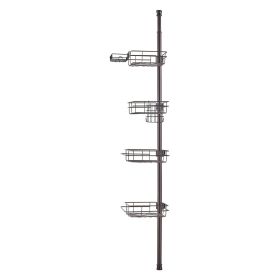 VEVOR 42" to 114" High Shower Corner Caddy Tension Pole Rust-Proof Tension Pole