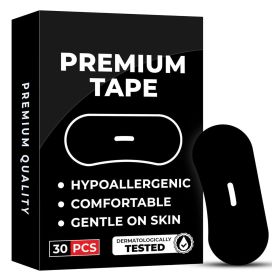 30/60Pcs Anti Snoring Mouth Tape Medical Grade Sleep Strips for Snoring Relief & Breathing Gentle Nasal Tape for Travel Home Use (Color: Type1-Perforated, size: 1Set (30PCS))