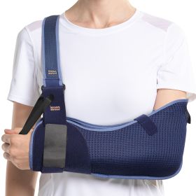 VELPEAU Arm Sling for Elbow Injury, Fracture, Dislocation Medical Shoulder Immobilizer for Sleeping, Universal for Both Arms (Color: Breathable Version, size: XX Large)