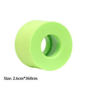 New Non-woven Silicone Gel Eyelash Tape Breathable Sensitive Resistant Microporous Eyelash Extension Color Tape Sticker Makeup (Color: Green-B)