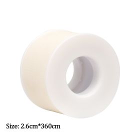 New Non-woven Silicone Gel Eyelash Tape Breathable Sensitive Resistant Microporous Eyelash Extension Color Tape Sticker Makeup (Color: White-B)