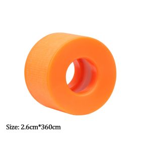 New Non-woven Silicone Gel Eyelash Tape Breathable Sensitive Resistant Microporous Eyelash Extension Color Tape Sticker Makeup (Color: Orange-B)