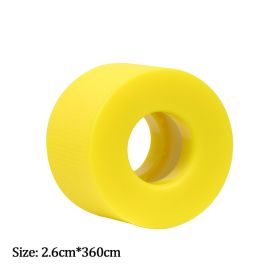 New Non-woven Silicone Gel Eyelash Tape Breathable Sensitive Resistant Microporous Eyelash Extension Color Tape Sticker Makeup (Color: Yellow-B)