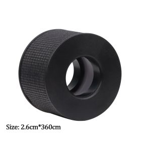 New Non-woven Silicone Gel Eyelash Tape Breathable Sensitive Resistant Microporous Eyelash Extension Color Tape Sticker Makeup (Color: Black-B)