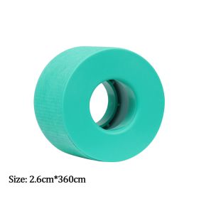 New Non-woven Silicone Gel Eyelash Tape Breathable Sensitive Resistant Microporous Eyelash Extension Color Tape Sticker Makeup (Color: Jade Green-B)