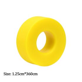 New Non-woven Silicone Gel Eyelash Tape Breathable Sensitive Resistant Microporous Eyelash Extension Color Tape Sticker Makeup (Color: Yellow-A)