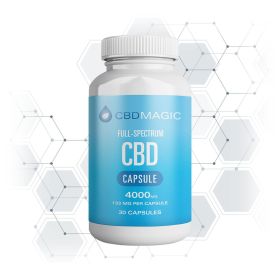 CBD Pills for Pain - Full Spectrum CBD Capsules 600mg (Dosages: 4000mg)