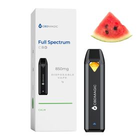 Full Spectrum CBD Vape for Calm 850mg (Terpene Profile: Watermelon, Type: Calm)
